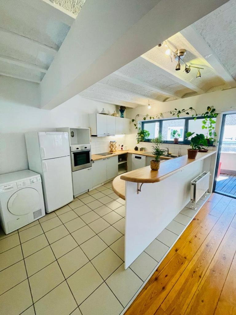 Down Town Oasis-Spacious Loft With Private Parking Bruxelas Exterior foto